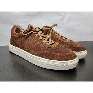 Franco Fortini James - Size 12 - Men - Cognac Suede - Genuine Leather